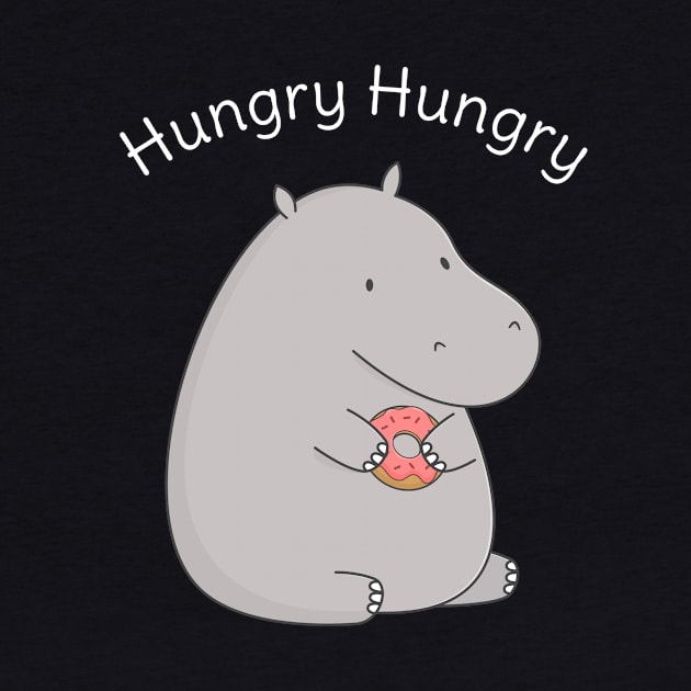 Funny Hippopotamus Pun T-Shirt by happinessinatee